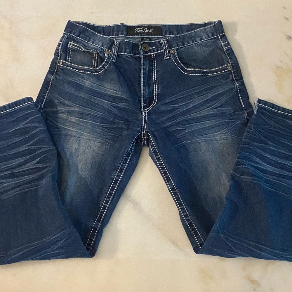 True Luck Indigo Bootcut Jeans